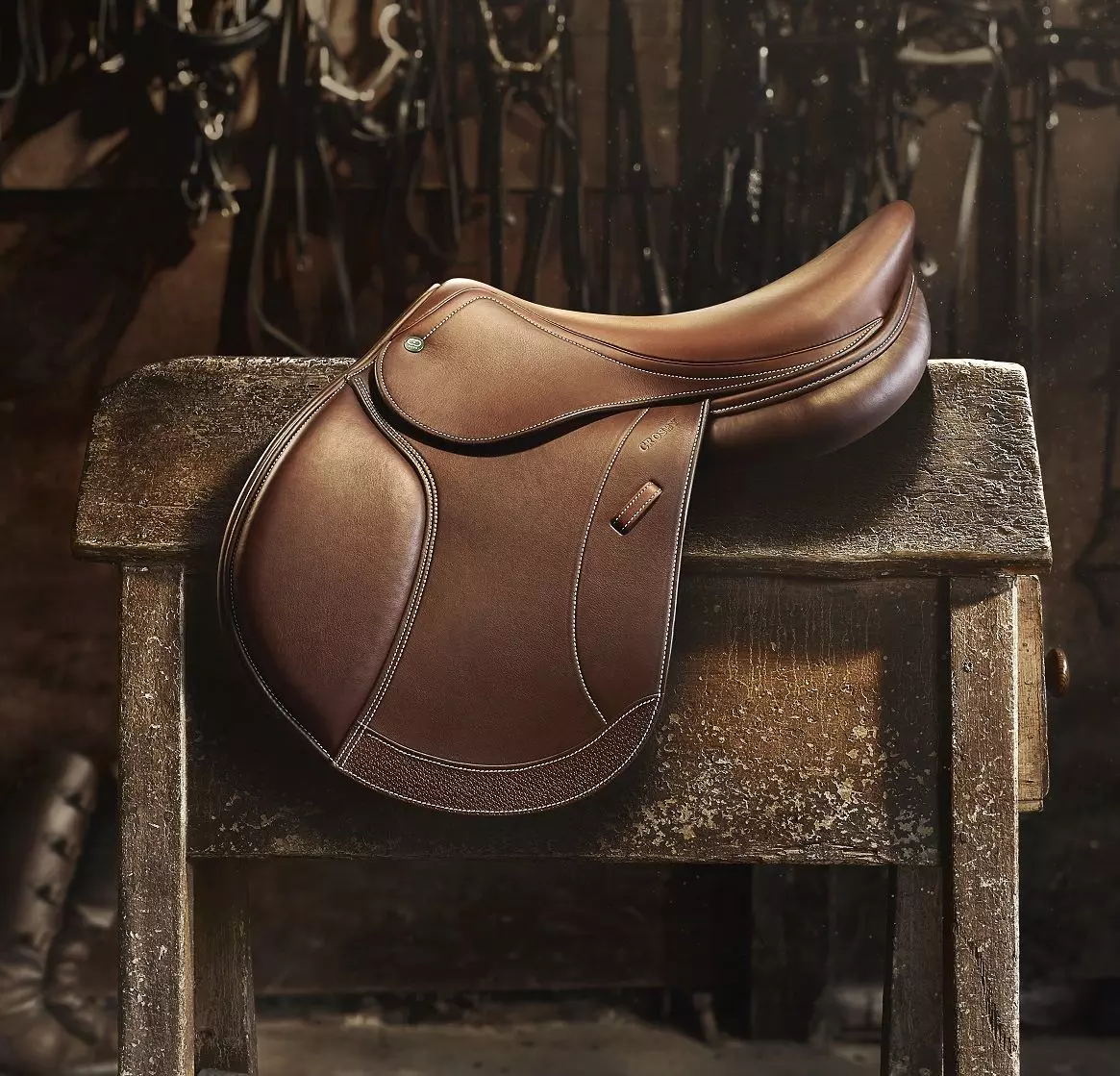 Crosby Prix De Nation Deep Seat Close Contact Covered Saddle 2 Crosby Prix De Nation Deep Seat Close Contact Covered Saddle - Image 2
