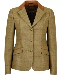 Dublin Albany Childs Tweed Jacket With Suede Collar