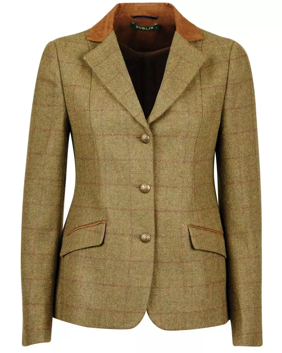 Dublin Albany Childs Tweed Jacket With Suede Collar 4 Dublin Albany Childs Tweed Jacket With Suede Collar - Image 4