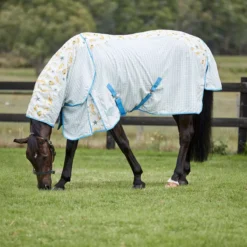 Weatherbeeta Summer Sheet Lite IV Combo Neck -Online Equestrian Supplies 1018381000 seahorseprint wb summer sheet lite iv cmb image null hero 9 jpg