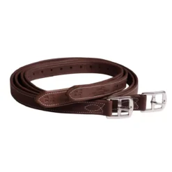 Schockemohle Chantilly Stirrup Leathers -Online Equestrian Supplies 1130 00006 chantilly espressocream 1 6 5 jpg