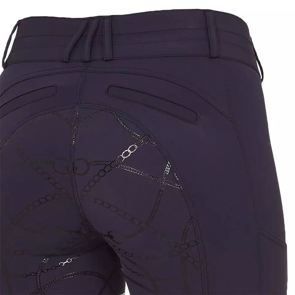 Schockemohle Heather Full Seat Summer Breeches - Dark Blue