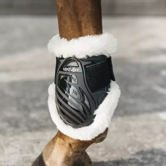 Kentucky Horsewear Kentucky Vegan Sheepskin Young Horse Fetlock Boots 1 Kentucky Horsewear Kentucky Vegan Sheepskin Young Horse Fetlock Boots