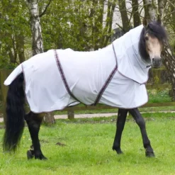 Rhinegold Kenya Mesh Fly Rug With Neck Cover -Online Equestrian Supplies 612 highres 2 5 jpg