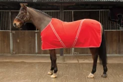 Rhinegold Comfey Fleece Rug -Online Equestrian Supplies 657 red jpg 8 jpg