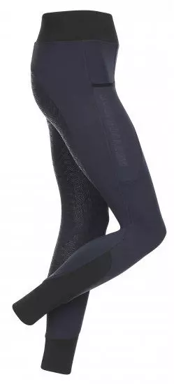 LeMieux Activewear Pull On Seamless Breech Navy 4 LeMieux Activewear Pull On Seamless Breech Navy - Image 4