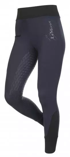 LeMieux Activewear Pull On Seamless Breech Navy 5 LeMieux Activewear Pull On Seamless Breech Navy - Image 5