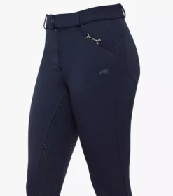 Premier Equine Brava Girls Full Seat Gel Riding Breeches -Online Equestrian Supplies brava girls breeches navy 2 5 jpg