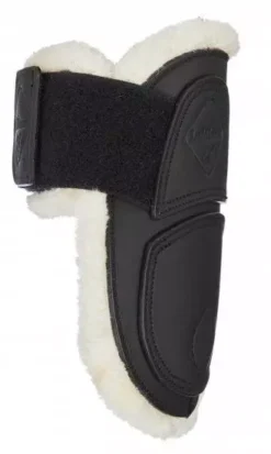 LeMieux Capella Comfort Leather Fetlock Boots 27 LeMieux Capella Comfort Leather Fetlock Boots -Online Equestrian Supplies capella comfort fetlock boots black side 1 1 jpg