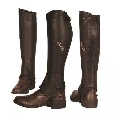 Mark Todd Close Fit Soft Leather Half Chaps 4 Mark Todd Close Fit Soft Leather Half Chaps - Image 4
