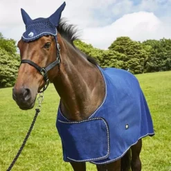 Elico Dartmoor Fleece Showing Rugs -Online Equestrian Supplies dartmoor navy 600x600 1 6 jpg