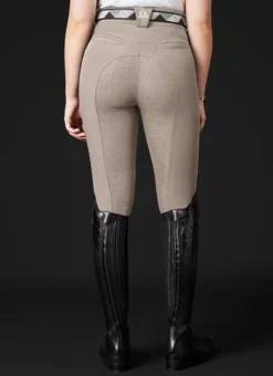 Mountain Horse Diana High Waist Breeches 23 Mountain Horse Diana High Waist Breeches -Online Equestrian Supplies diana taupe back 1 jpg