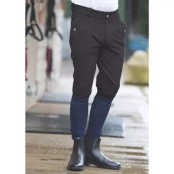 Equetech Mens Kingham Breeches -Online Equestrian Supplies equetech mens kingham breeches black 3 jpg