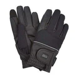 Elico Longford Waterproof Gloves - Black -Online Equestrian Supplies gloves longford 600x600 1 4