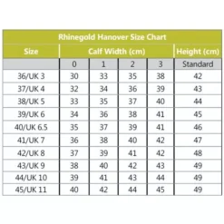 Rhinegold Hanover Long Leather Riding Boot 34 Rhinegold Hanover Long Leather Riding Boot -Online Equestrian Supplies hanover chart web 4 1 jpg