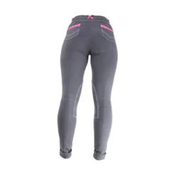 HyPERFORMANCE Diesel Ladies Jodhpurs 36 HyPERFORMANCE Diesel Ladies Jodhpurs -Online Equestrian Supplies hyperformance diesel ladies jodhpurs charcoal pink 3 jpg