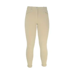 HyPERFORMANCE Raised Polka Dot Childs Jods 33 HyPERFORMANCE Raised Polka Dot Childs Jods -Online Equestrian Supplies hyperformance raised polka dot teen jodhpurs beige 3 jpg