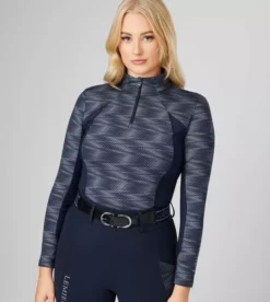 LeMieux Eleanor Ladies Reflective Base Layer Navy