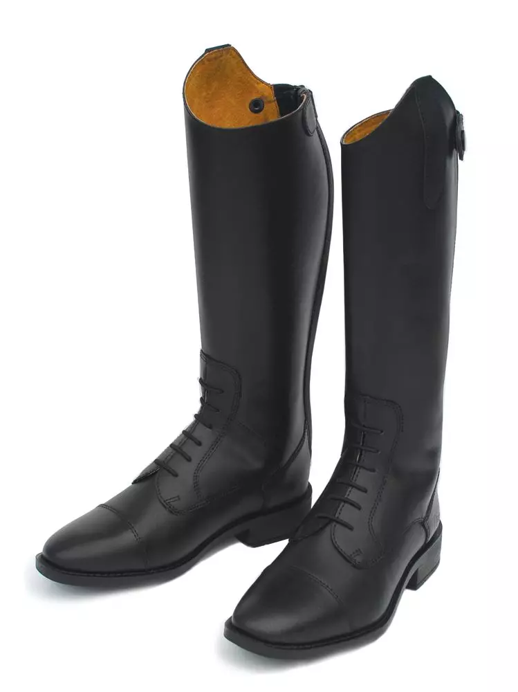 Rhinegold Young Rider Berlin Long Leather Riding Boot 4 Rhinegold Young Rider Berlin Long Leather Riding Boot - Image 4