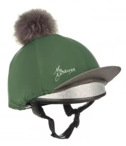 My LeMieux Hat Silk Hunter Green