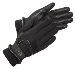 LeMieux Waterproof Lite Gloves - Black -Online Equestrian Supplies lemieux waterproof lite gloves 1 1 jpeg