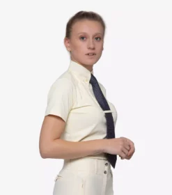 Premier Equine Luciana Ladies Short Sleeve Tie Shirt 24 Premier Equine Luciana Ladies Short Sleeve Tie Shirt -Online Equestrian Supplies luciana vanila shirt 2 5 jpg
