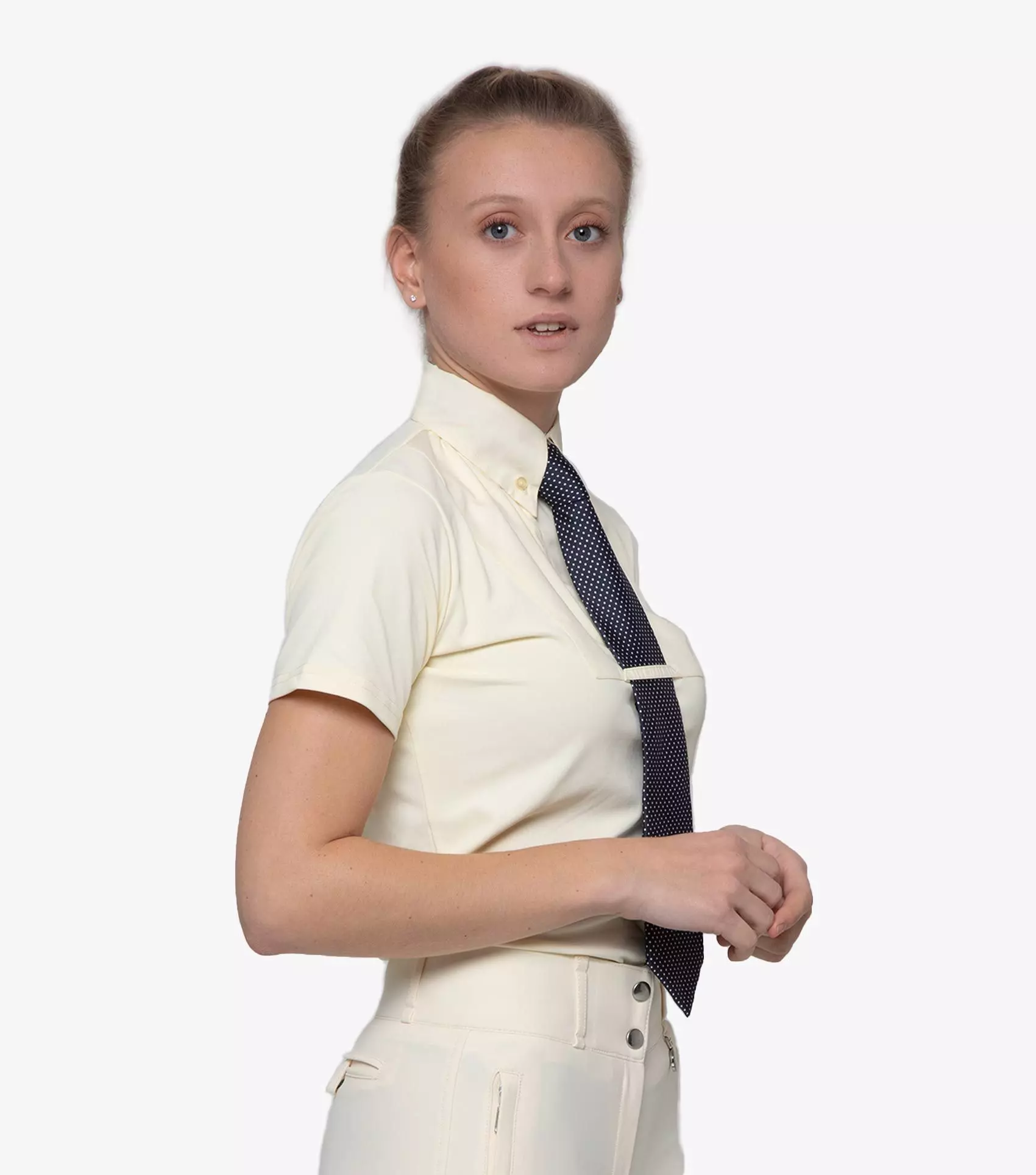 Premier Equine Luciana Ladies Short Sleeve Tie Shirt 5 Premier Equine Luciana Ladies Short Sleeve Tie Shirt - Image 5