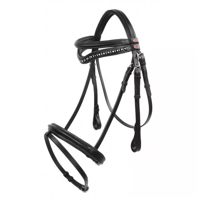John Whitaker Lynton Flash Bridle With 2 Browbands 4 John Whitaker Lynton Flash Bridle With 2 Browbands - Image 4