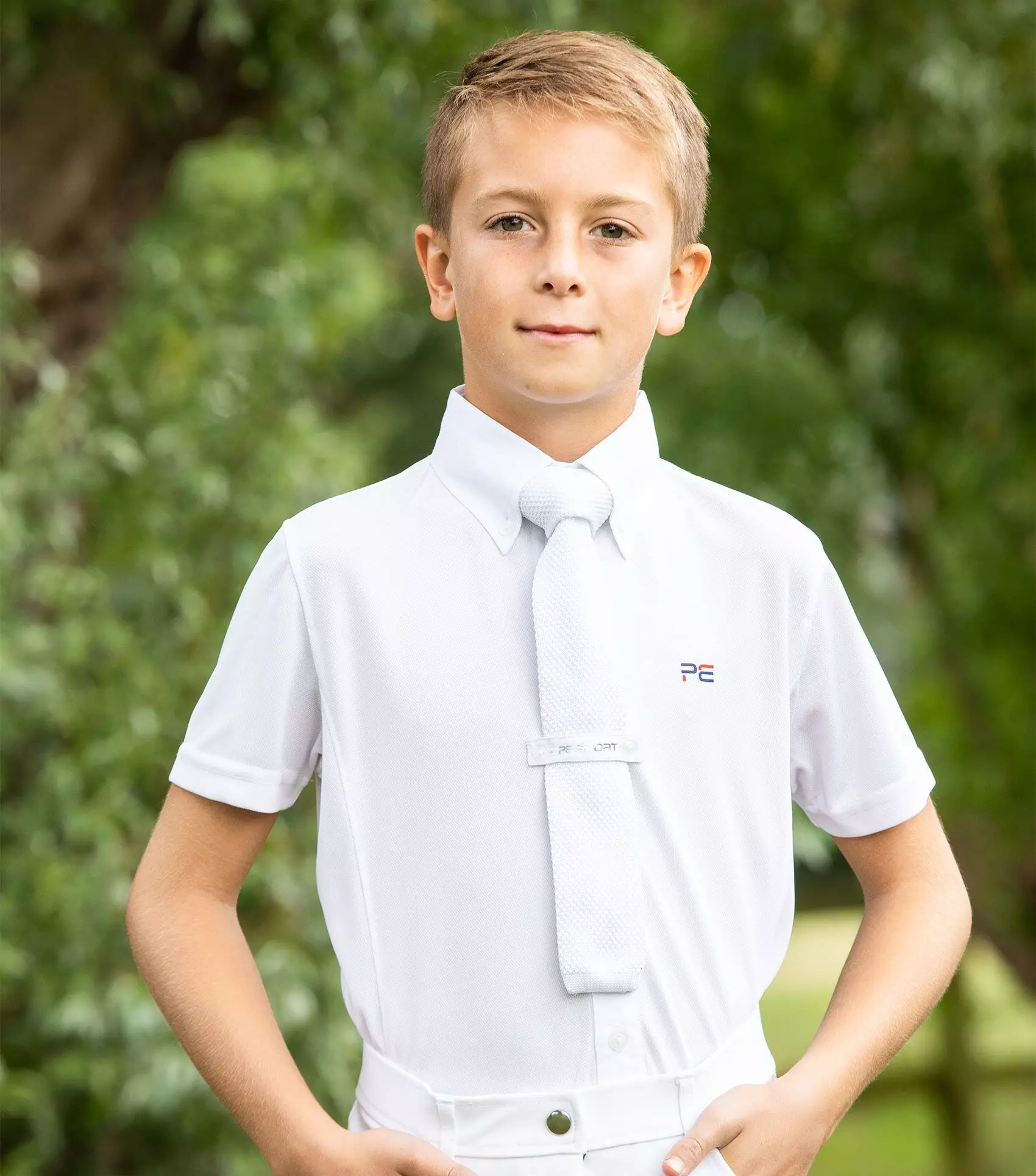 Premier Equine Mini Antonio Boy's Short Sleeve Show Shirt 3 Premier Equine Mini Antonio Boy's Short Sleeve Show Shirt - Image 3