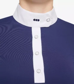Premier Equine Rossini Lycra Show Shirt 30 Premier Equine Rossini Lycra Show Shirt -Online Equestrian Supplies rossini competition top navy 4 2 jpg