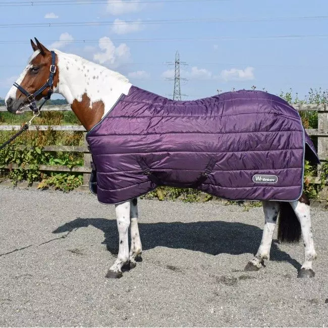 John Whitaker Thistle 200g Stable Rug - Plum 3 John Whitaker Thistle 200g Stable Rug - Plum - Image 3