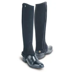Tredstep Original Suede Half Chaps 33 Tredstep Original Suede Half Chaps -Online Equestrian Supplies tredstep original suede half chaps black 6 jpg