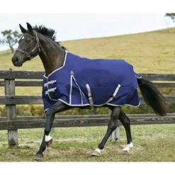 WeatherBeeta ComFiTec Essential Lite Plus 50g Standard Neck 20 WeatherBeeta ComFiTec Essential Lite Plus 50g Standard Neck -Online Equestrian Supplies weatherbeeta comfitec essential standard neck lite plus navy silver 3 jpg